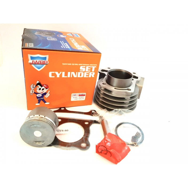 Поршнева група GY6-150/2 , ф57.40 мм , поршень з тефлоновим покриттям , JWBP , Тайвань
