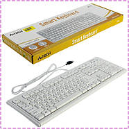 Клавіатура A4tech KM-720 White USB, фото 5