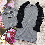 Стильний брючний костюм в клітину для дівчинки "Guess" 158р, фото 2