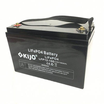 Акумуляторна батарея Kijo FePO4-12V100Ah 12,8 В 100 А·год, фото 3