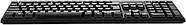 Клавіатура Ergo K-280HUB USB Black, фото 5