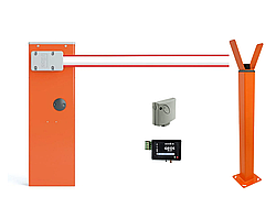 NICE WIDE M - Автоматичний шлагбаум (стріла 4 метри) Приймач + стаціонарна опора, Без пульта, Модуль до 27 контактів