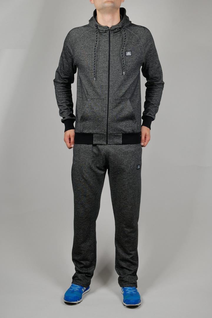 Чоловічий трикотажний спортивний костюм Adidas (0744-2). Туреччина, осінній весняний, спортивні костюми, фото 1