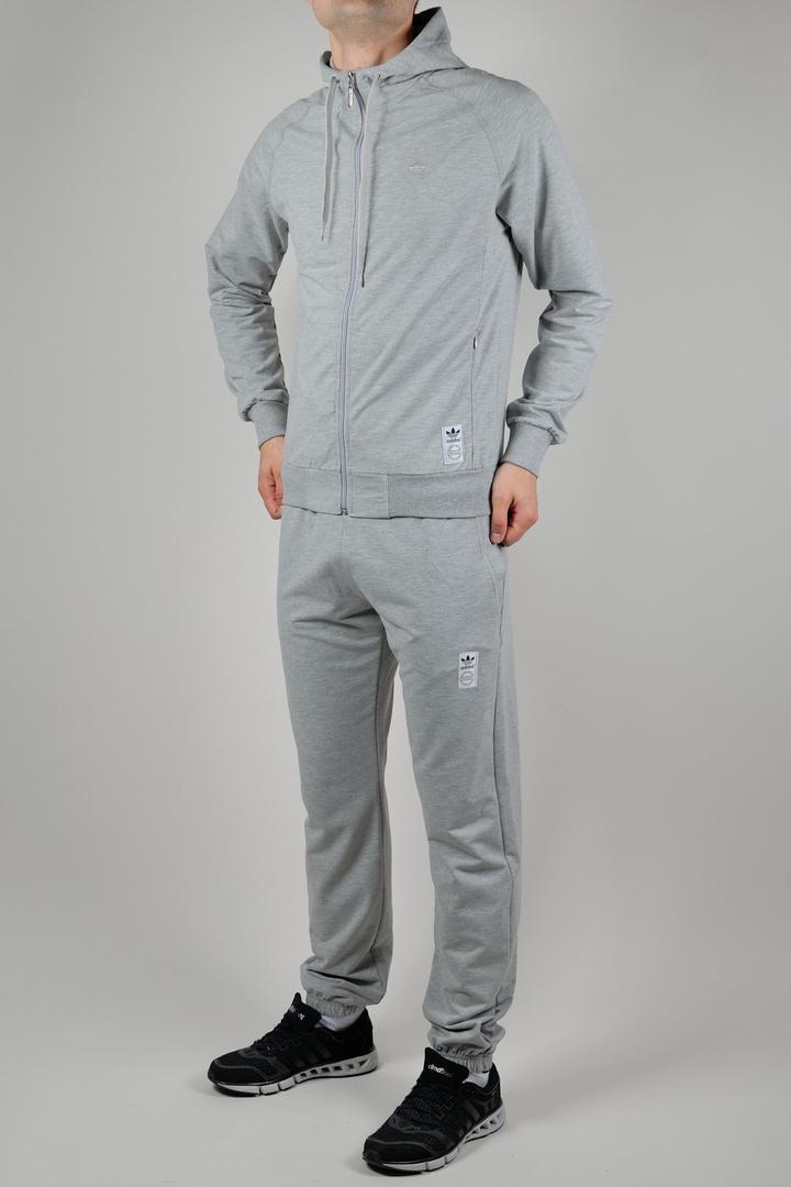 Чоловічий трикотажний спортивний костюм Adidas (0179-2). Туреччина, осінній весняний, спортивні костюми