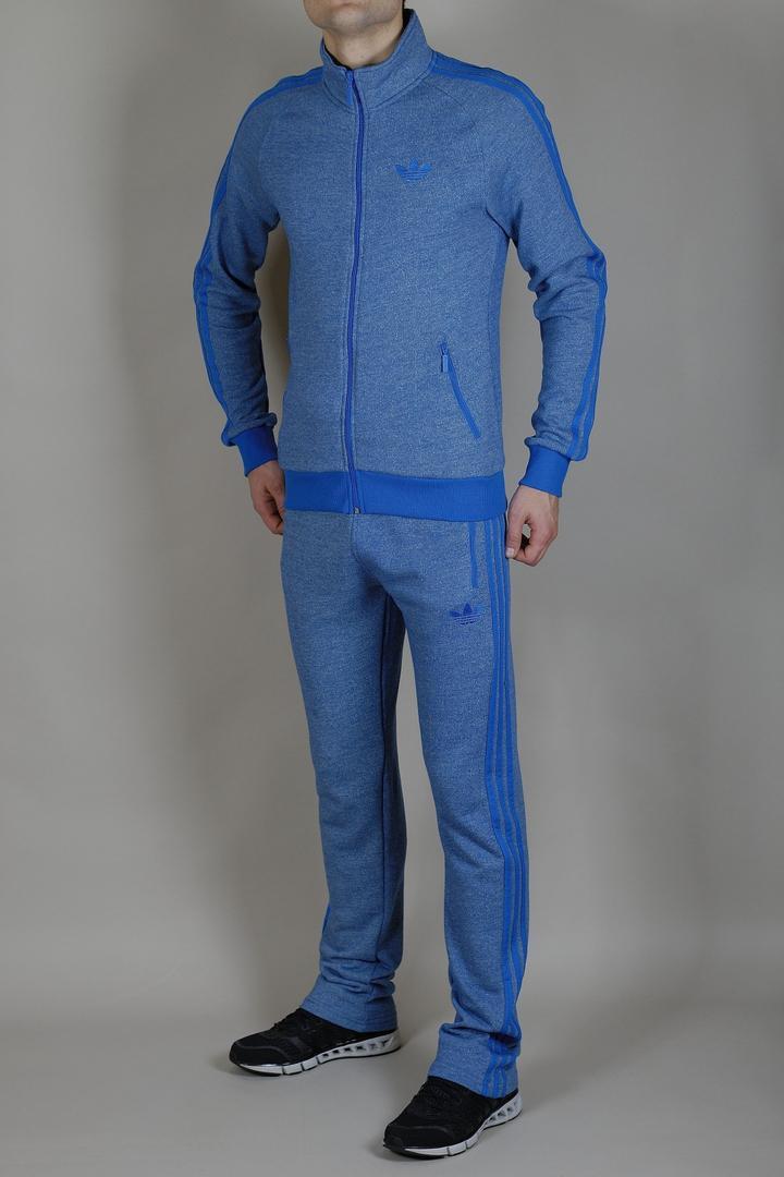 Чоловічий трикотажний спортивний костюм Adidas (z1-0103-3). Туреччина, осінній весняний, спортивні костюми, фото 1