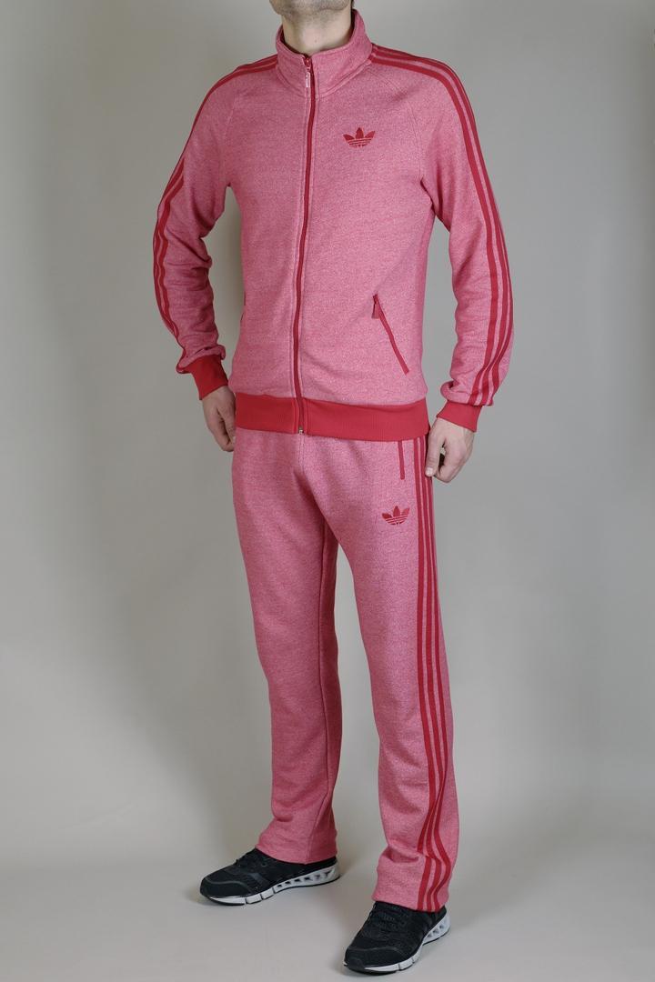 Чоловічий трикотажний спортивний костюм Adidas (z1-0103-2). Туреччина, осінній весняний, спортивні костюми, фото 1
