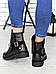 Жіночі демісезонні осінні шкіряні черевики на низькому ходу (код:W-Анжеліка-оливка), фото 6