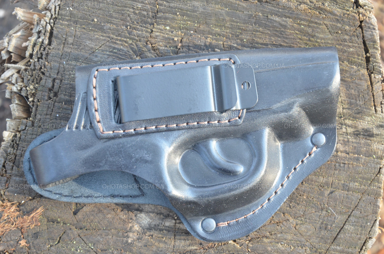 Кобура ПМ поясна, зі скобою (Шкіра), фото 1