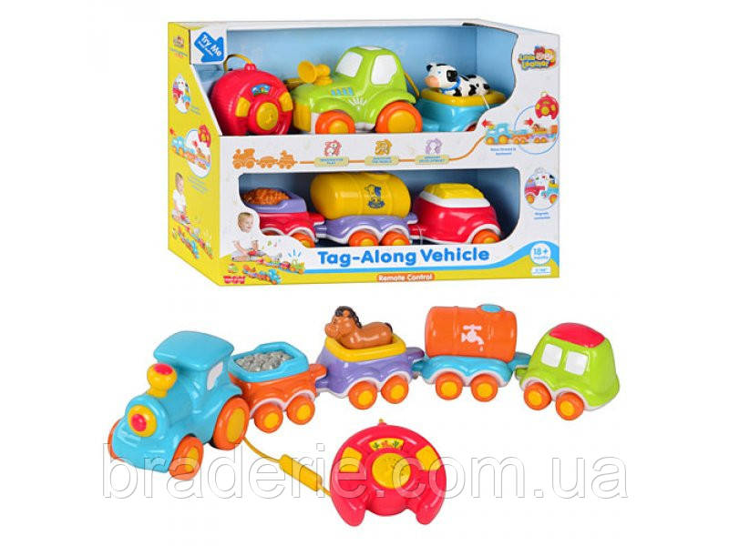 Паротяг на дистанційному керуванні 2 типи Hap-P-Kid 3963-4Т