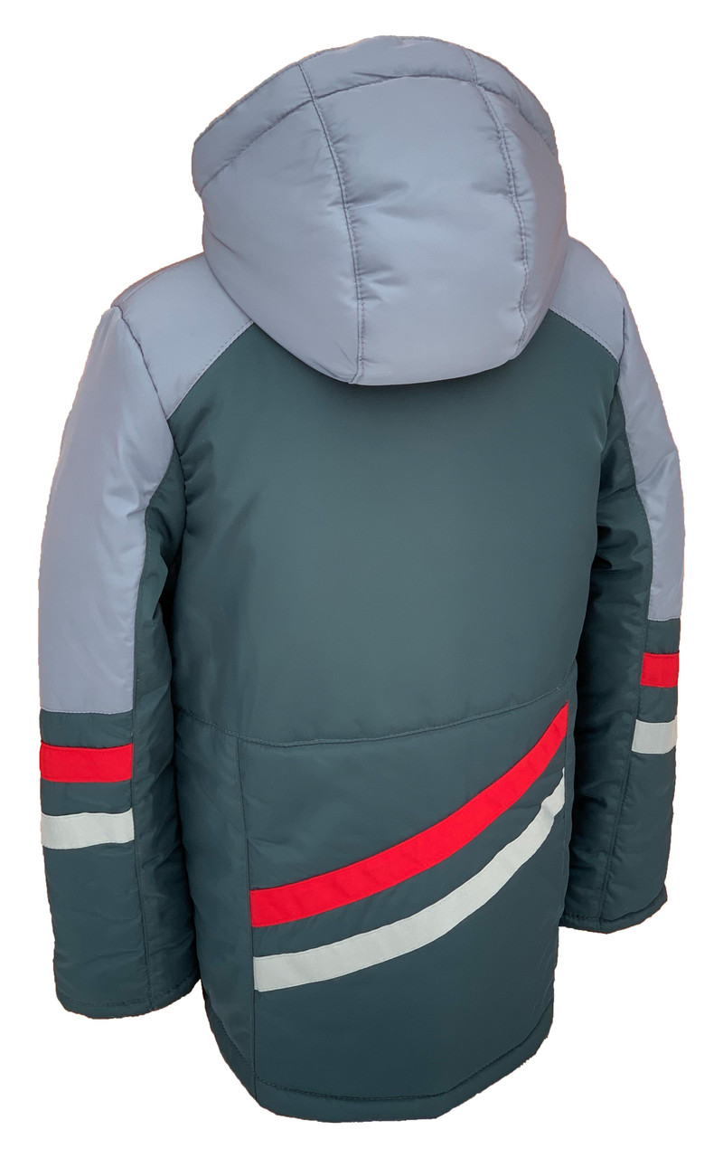 Весенняя куртка со светоотражающими элементами для мальчика подростка - фото 6 - id-p784655121