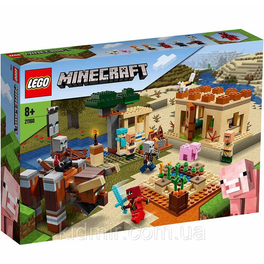 Конструктор LEGO Minecraft 21160 Патруль розбійників, фото 1