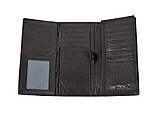 Чоловічий шкіряний гаманець Wanlima 22501130258 Black, фото 4