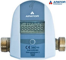 Теплооблікувальник Apator Elf-1,0-15 компактний механічний Q = 1,0 м3/год квартирний 