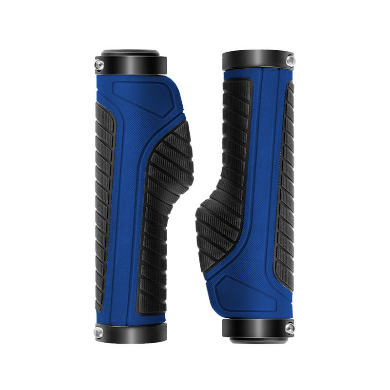 Анатомічні грипси West Biking 0804021 Blue ручки для керма велосипеда 12 шт., фото 1