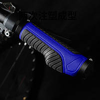 Анатомічні грипси West Biking 0804021 Blue ручки для керма велосипеда 12 шт., фото 4
