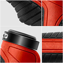 Анатомічні грипси West Biking 0804021 Red ручки для керма велосипеда 16 шт., фото 3