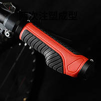 Анатомічні грипси West Biking 0804021 Red ручки для керма велосипеда 16 шт., фото 4