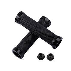 Гумові грипси West Biking 0804004 Black велосипедні ручки