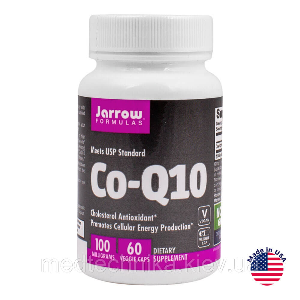 Кофермент Q10, 100 мг, 60 капсул, Jarrow Formulas
