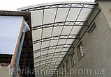 Навіс промисловий із профільованого листа для виробництва або складу, фото 4