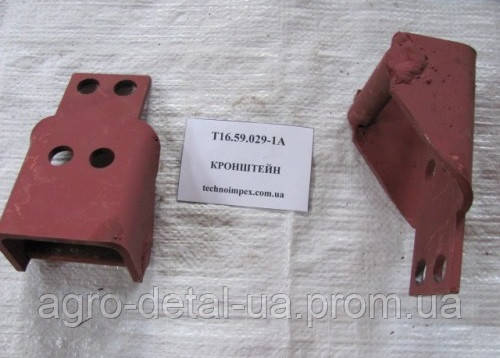 Кронштейн з віссю Т16.59.029-1А кріплення кузова (платформи) передній трактора Т16,Т-16 М,Т 16 МГ,З, фото 1