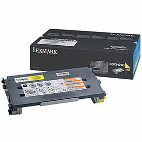 Картридж LEXMARK C500n/X500n/X502n Yellow 3k (C500H2YG)