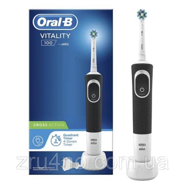 Електрична зубна щітка Oral-B Vitality 100, насадка Cross Action