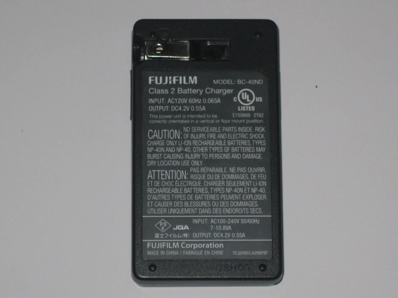Зарядное fujifilm bc-40nd 7002 np-l s004 lip 0737 0837 - фото 2 - id-p192697160