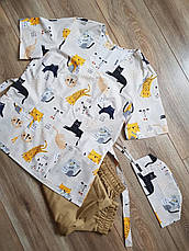 Принтований медичний топ / кофта "Котики", фото 3