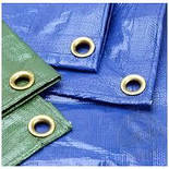 Тент 3х4 кв.м тарпауліновий із металевими люверсами 90gm2., фото 3