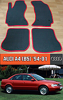ЕВА коврики Ауди А4 Б5 1994-2001. EVA резиновые ковры на Audi A4 B5