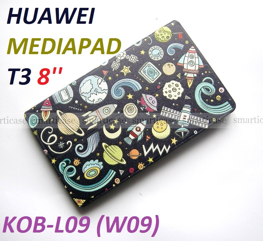 Синій чохол Космос для Huawei Mediapad T3 8 KOB-L09 LTE