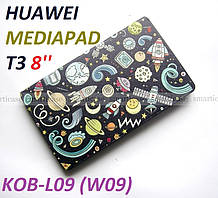 Синій чохол Космос для Huawei Mediapad T3 8 KOB-L09 LTE
