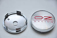 Колпачки/заглушки для литых дисков OZ 60мм Silver/Red