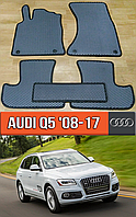 ЕВА коврики Ауди Ку5 2008-2017. EVA резиновые ковры на Audi Q5