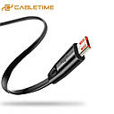 Кабель USB — USB type C для швидкого заряджання. Кабель 1 м. Cabletime, фото 3
