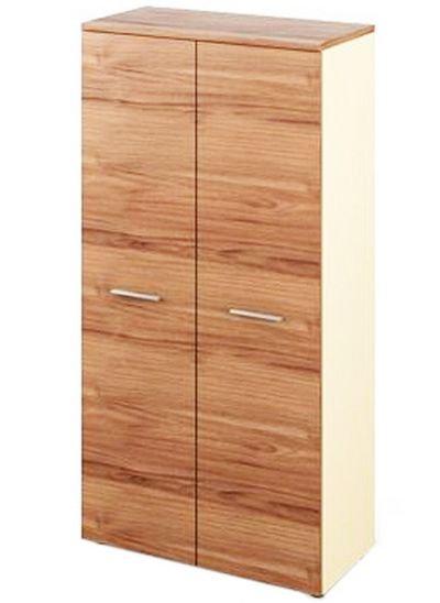 Офісна шафа для документів Прайм P4.01.16 дводверний корпус і фасад ДСП висота 1594 мм (MConcept-ТМ), фото 1