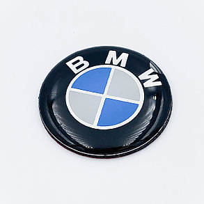 Емблема наклейка на пульт мультимедіа Джойстик для BMW 29 мм, фото 1