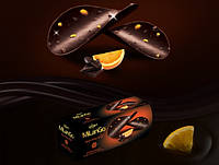 Шоколадні чіпси Şölen Milango Moments зі шматочками апельсину
