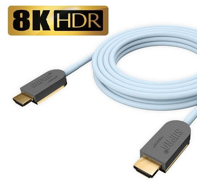 Supra HDMI-HDMI AOC 8K/HDR оптичний кабель HDMI 12 м