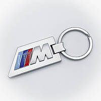 Брелок для ключів BMW (БМВ) M-performance металевий сріблястий