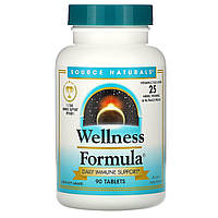 Source Naturals Wellness Formula (90 таб.), витамины для иммуннитета