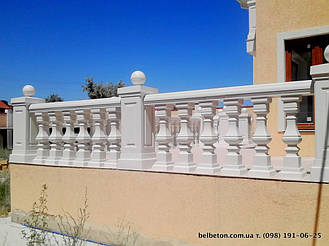 Вы можете купить у нас балюстраду, после монтажа, которой не требуется  дополнительная покраски и обработка. Наши 

изделия, идеально подходят для разных климатических условий, материал обладает равномерной текстурой, высокой 

прочностью и плотн