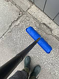 Лопата снігова синя "Польща MaaN" з алюмінієвою чорною ручкою, фото 3