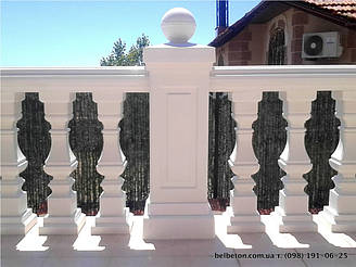 При производстве бетонных балясин и балюстрад мы всегда стремимся к тому , чтобы качество и цена соответствовали 

друг другу. Гарантированный срок службы наших изделий более 25 лет. Наши балясины и балюстрады обладают высокой 

прочностью и плот