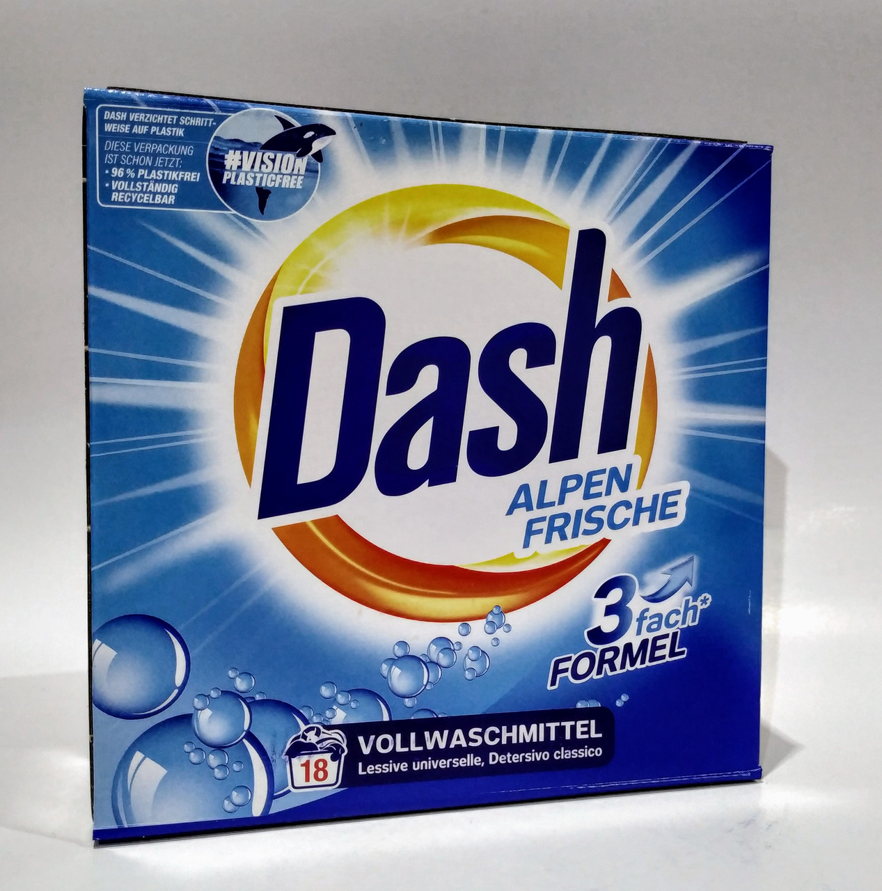 Пральний порошок універсальний Dash Alpen Frische - 1.17 кг 18 прань