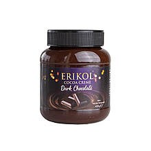Шоколадна паста "темний шоколад" Erikol cocoa creme dark chokolate 400 мл