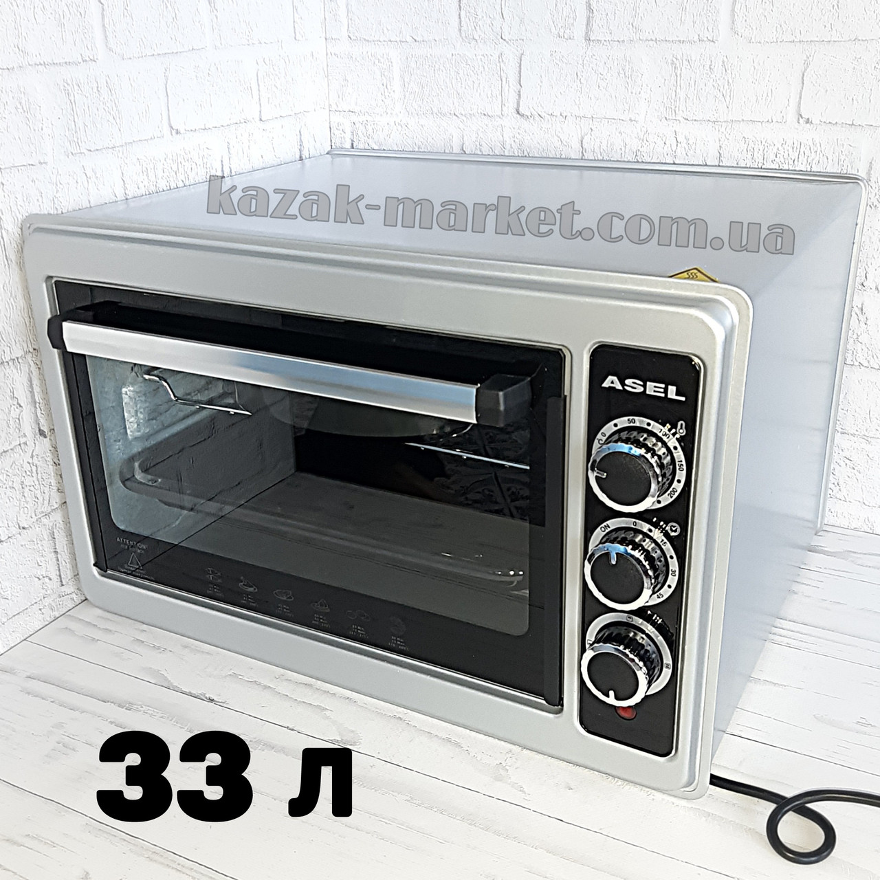 Духовка электрическая 33л ASEL AF-0023 духовой шкаф электрический ...