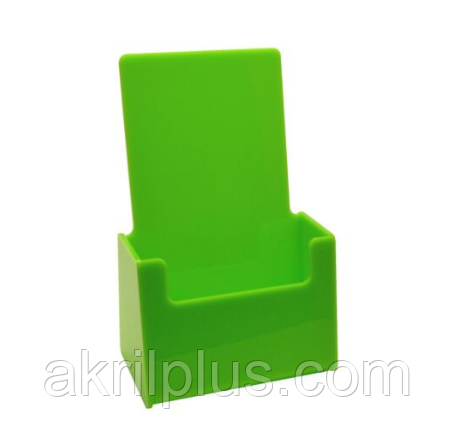 Буклетниця під єврофлаєр з візитницею 100*210 мм