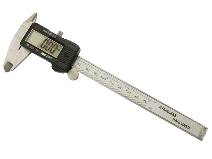 Штангенциркуль електронний Digital Caliper 150 мм з вимірюванням глибини із запасною батареєю і кейсом (150#)